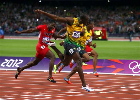 Maybe you would like to learn more about one of these? Usain Bolt sets Olympic record in men's 100-meter - CBS News