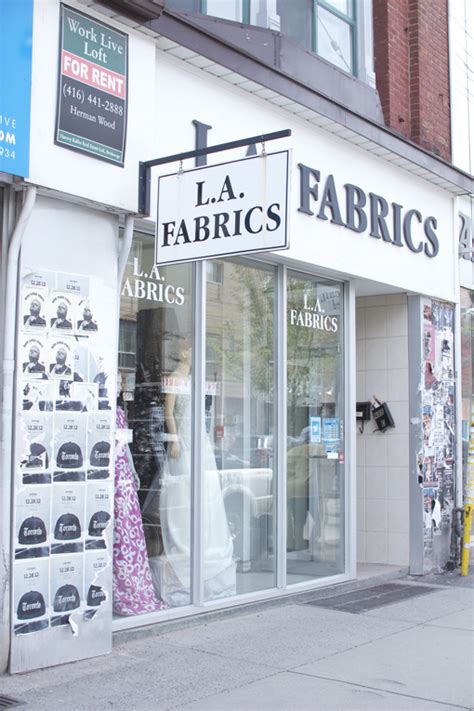 The Wardens Today Where To Buy Fabric On Queen West