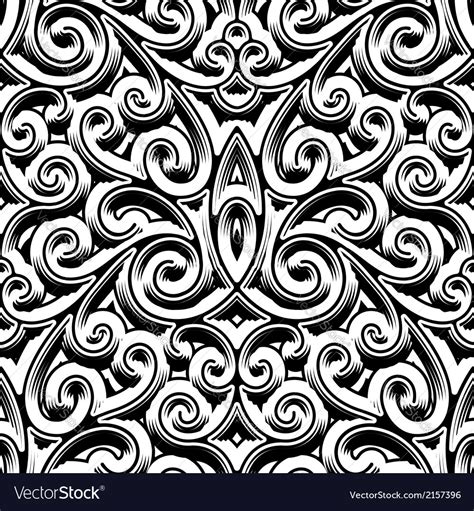 Vintage Swirly Pattern Royalty Free Vector Image