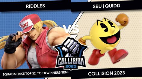 Collision 2023 Ssbu Squad Strike Quidd P1 Vs Riddles P2 Top 8