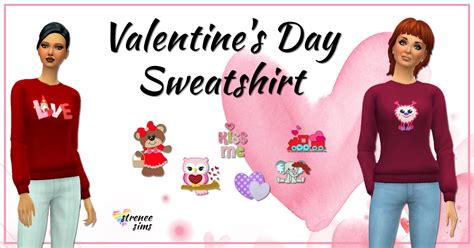 Valentine Sweatshirts For The Holiday Strenee Sims