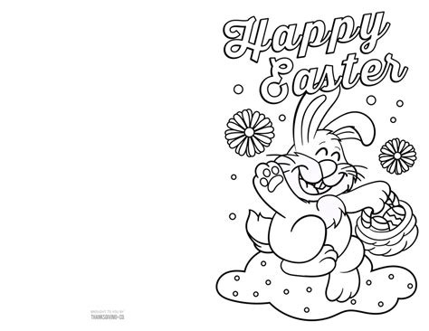 Free Printable Easter Card Templates To Colour