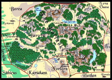 Ravenloft Barovia Map Horpix