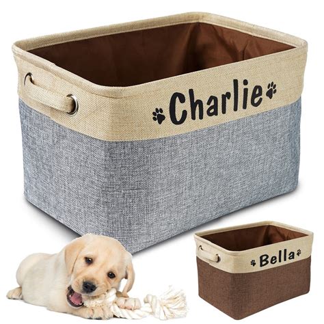 Charlies Personalized Dog Toy Basket Supreme Paw Supply
