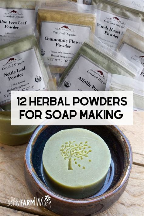 12 Herbal Powders To Use In Soap