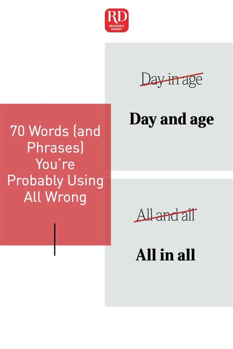 70 Words And Phrases Youre Probably Using All Wrong In 2021 Words
