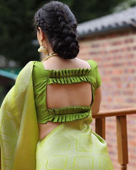 Stylish Saree Blouse Back Neck Designs K4 Fashion