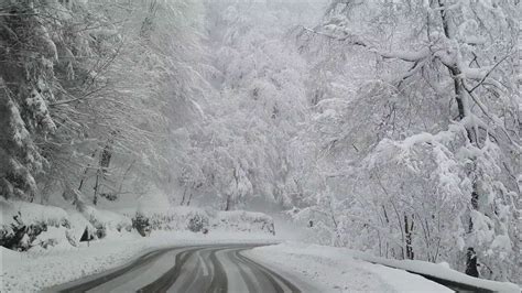Winter Drive And Snow Beautiful Road In Romania Youtube