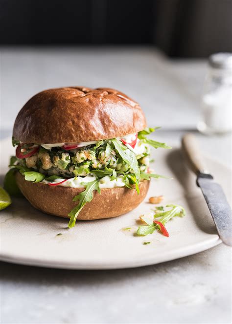 Herby Prawn Burger With Lime Mayo By Isaac Carew Lets Cook That Book