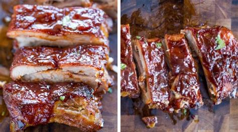 Slow Cooker Barbecue Ribs Crockpot Ribs Dinner Then Dessert