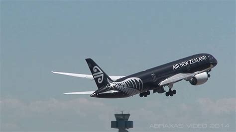 Air New Zealand All Blacks 787 9 Zk Nze Departure From Sydney