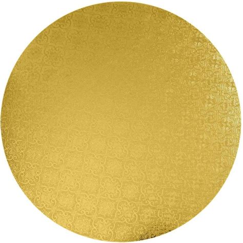 Thin Gold Round Cake Boards Easy Bake Supplies