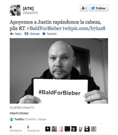 Go Bald For Bieber Urges Internet Cancer Hoax