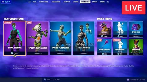 Depending on the country you live this time is: Fortnite new item shop - YouTube