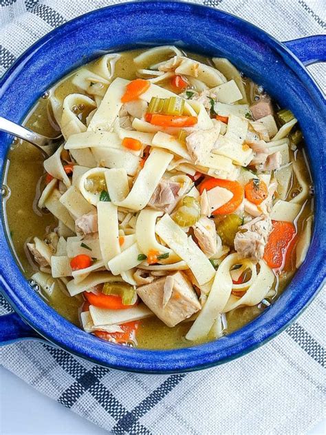 Leftover Turkey Noodle Soup Story Food Folks And Fun