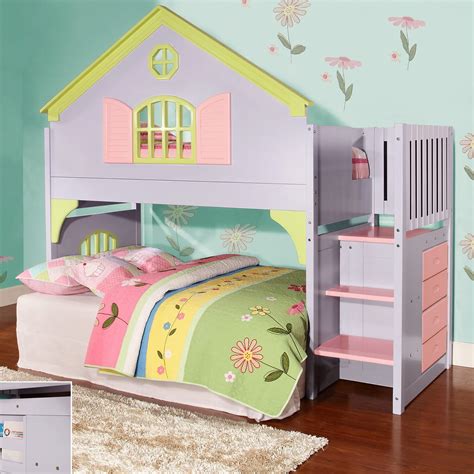 Treehouse Loft Bed For Girls