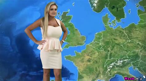 Luscious And Sexy Weather Girl Stuns Her Online Viewers