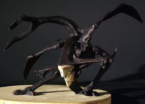 Pitch Black Creature Sculpt Creatures Creature Design Alien Creatures