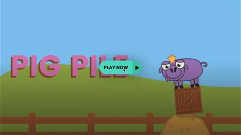 Pig Pile Game On Funbrain Youtube