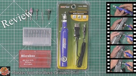 Master Tool Cordless Grinderdrill Review Youtube