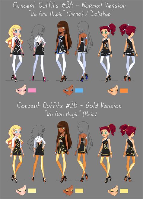Team Lolirock — Concert Outfits 3a And 3b Posings For We Are