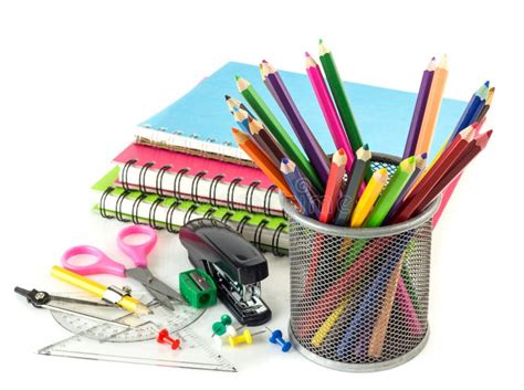 Group Of Stationery Tools Stock Image Image Of Education 74003253