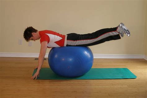 Pike Over The Exercise Ball
