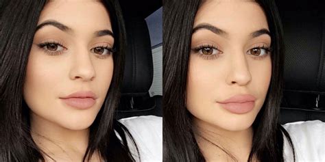 Kylie Jenner Big Lip Camera Trick Kylie Jenner Reveals Injection Free