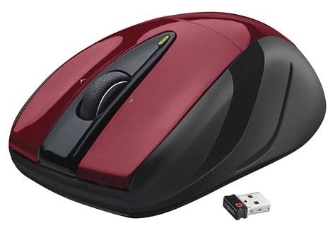 Logitech M525 Wireless Mouse Unifying Computer Pc Laptop Mice Red A Ebay