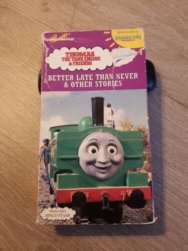 Thomas The Tank Engine Friends Better Late Than Never Vhs Video Tape