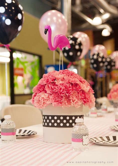 He definitely impressed us all with the final product, and it. Centerpiece at a flamingo birthday party! See more party ...