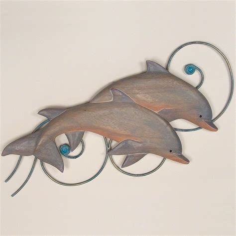 15 Photos Dolphin Metal Wall Art