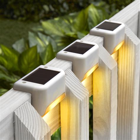 This is from my fall. Solar Deck Lights - Wall Mounted Outdoor Fence Lighting ...