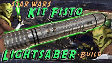 Star Wars Kit Fisto Clan Lightsaber Hilt Build Youtube
