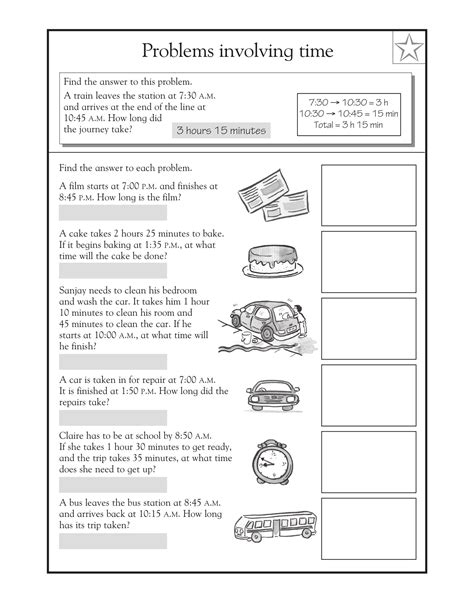 Printable Math Problems For 3rd Graders