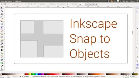 Inkscape Tutorial Snap Objects To One Another Youtube