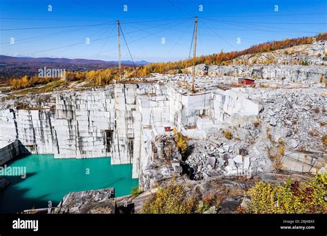Rock Of Ages Granite Quarry At Barre In Vermont Stock Photo Alamy