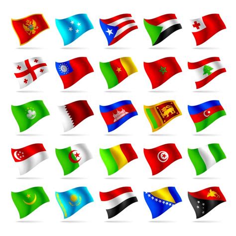 Countries And Regions Flag Flag 1600 Free Ai Download 4 Vector