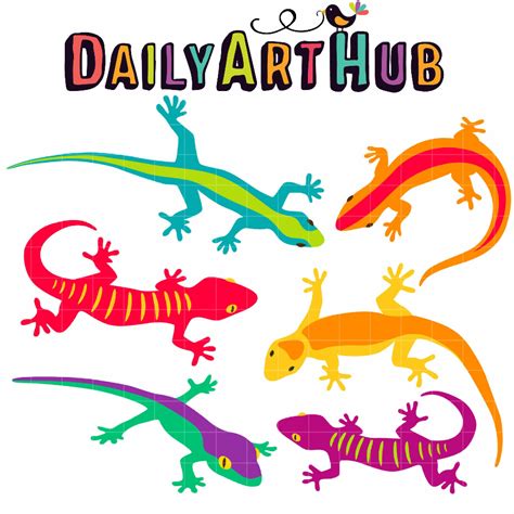 Download High Quality Lizard Clipart Colorful Transparent Png Images