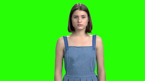 portrait of woman is crying green screen stock footage sbv 322294221 storyblocks