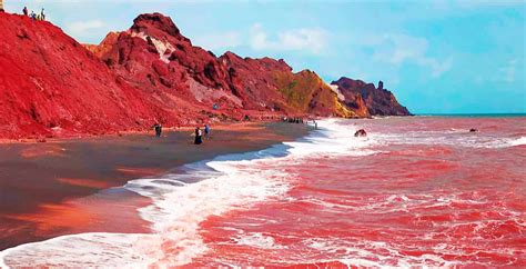 Hormuz Red Beach Irans Unique Coastal Paradise Saffron And More