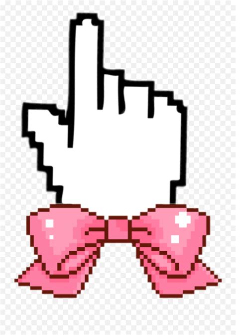 Cute Cursor Cursor Sticker By Strawbaby Pixel Bow Png Emojiemoji