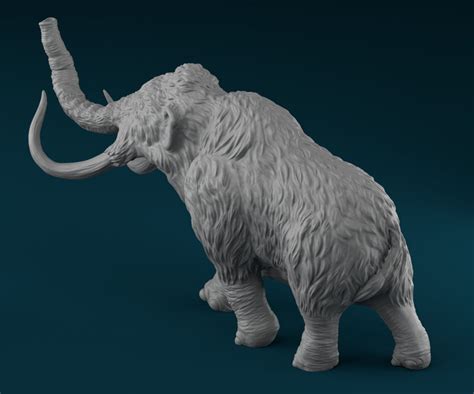 Woolly Mammoth 3d Printed Miniatures For Dungeons And Dragons Etsy