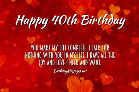 40th Birthday Wishes And Quotes Birthday Messages For 40 Year Olds