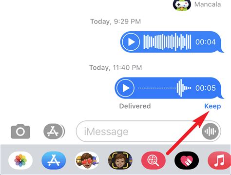 What Does 'Kept' Means on iMessage for Voice Messages - All Things How