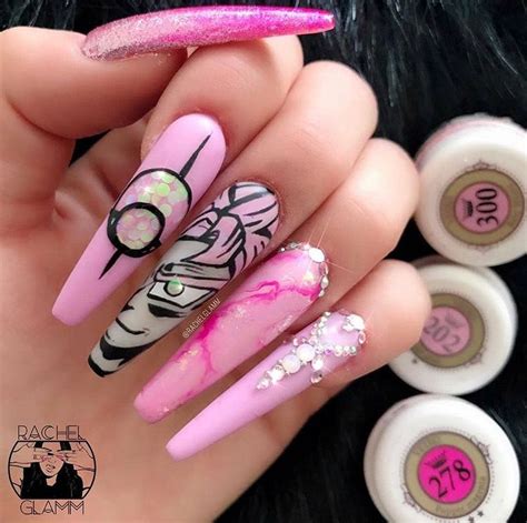 Lets skip that, it doesn't really matter. Check out @simonelovee ️ | Anime nails, Pretty acrylic nails, Swag nails