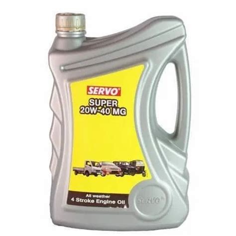 Servo Super Multigrade 20w40 4 Stroke Engine Oil Unit Pack Size 5ltr