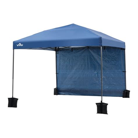 The consumer must decide on the size, the frame type, the frame the slant leg frame, often referred to as the sporty and sleek frame, is typically less expensive than the straight leg frame so this entices customers that. Yoli Monterey 10'x10' Straight-Leg Canopy with Wall and ...
