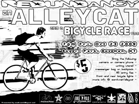 Alleycat Bicycle Racing Bozeman Montana