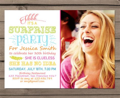 14 Surprise Birthday Invitations Free Psd Vector Eps Ai Format Download